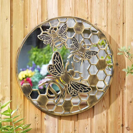 Beeflection Home & Garden Mirror - Goldgris - image 2