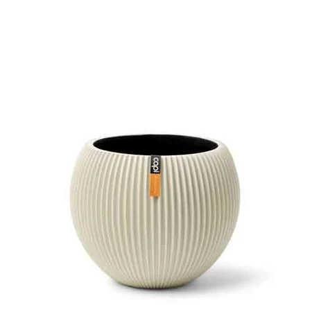 Beige Vase Ball Groove Xs