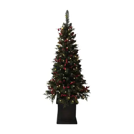 Berrybrook Prelit Potted 4.5ft Tree - image 1