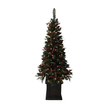 Berrybrook Prelit Potted Tree 4.5ft/137cm - image 1