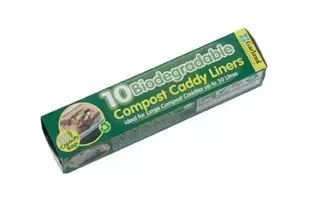 Biodegradable Compost Caddy Liners 30Ltr (10 per roll)