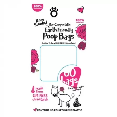 Biodegradable Poop Bags - 60 Pack, 4 Rolls