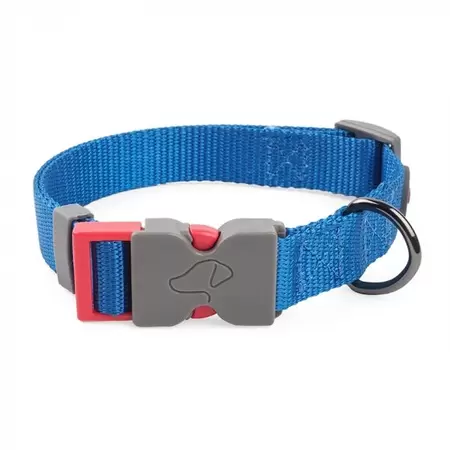 Blue Walkabout Dog Collar - Medium 