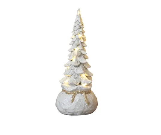 Bo Lit Ceramic White Frosted Tree In Sack 46cm - image 1