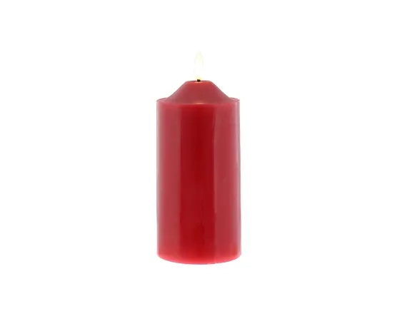 Bo Wax Firefly Candle With Timer - Red (15cm) - image 1