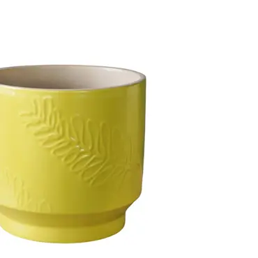 Botanist Lime Leaf Embossed  H15cm D17cm - image 2