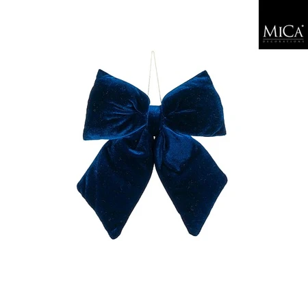 Bow Blue H 23cm