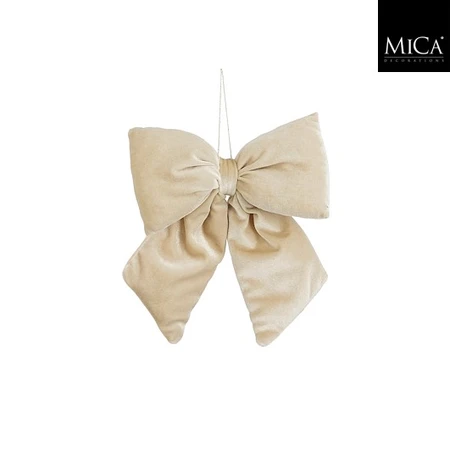 Bow Cream H 23cm