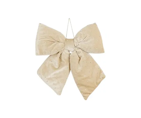 Bow Cream H 34cm