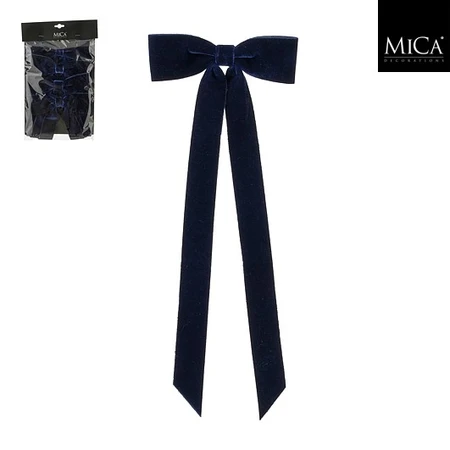 Bow D. Blue 4 Pieces  H 48cm