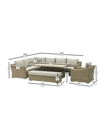 Bramblecrest Fairford Modular L Shaped Sofa Set - image 10