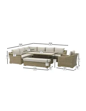 Bramblecrest Fairford Modular L Shaped Sofa Set - image 10