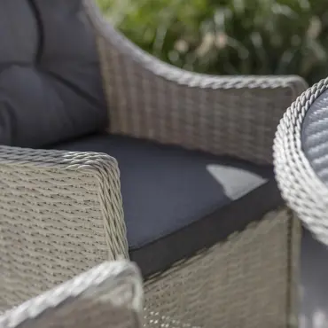 Bramblecrest Monterey 4 Seat Round Dining Set  Dove Grey - image 6