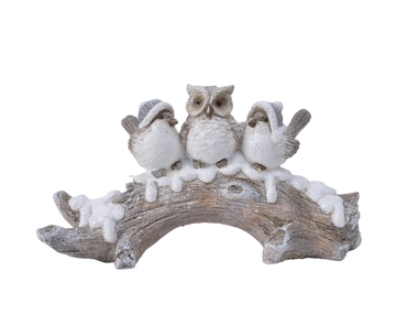 Branch Polymagnesium With 3 Birds