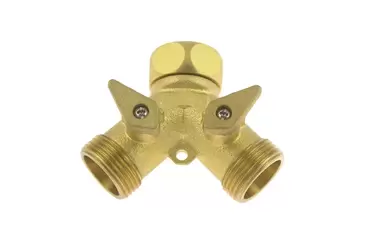 Brass Y Connector - image 1