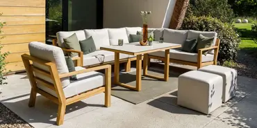 Breeze Footstool Beige - image 4