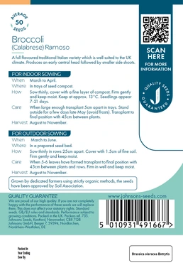 Broccoli (Calabrese) Ramoso Org - image 2