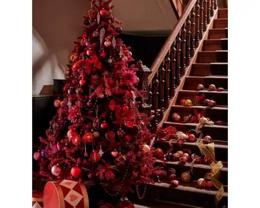 Burgundy Fir Flock 7 ft - image 4