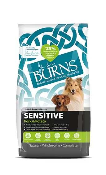 Burns Sensitive With Pork 2kg