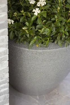 Capi Anthracite Vase Ball Granite 88X60cm - image 2