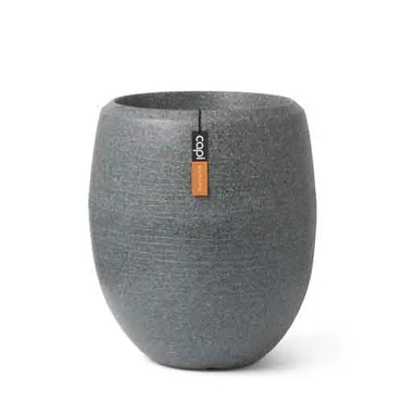 Capi Anthracite Vase Elegant Deluxe Granite 43x50cm