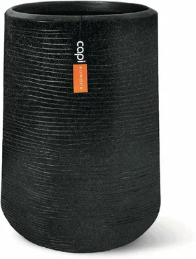 Capi Sandbag High Arc Granite Planter Black 38x50 - image 1