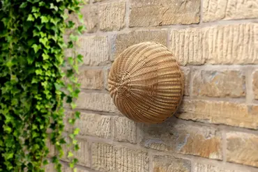 Cerchio Sesame Rattan Wall Lamp - image 2