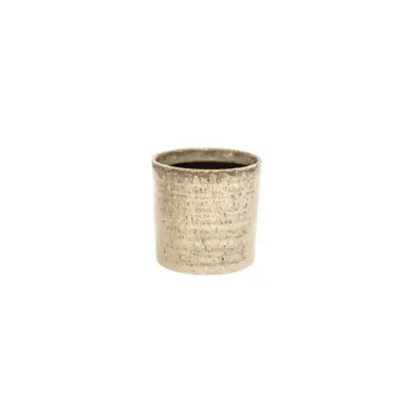 Chambray Reative Rustic Ivory Planter H11cm D10cm