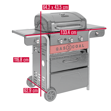 Char-Broil Gas2Coal 2.0 3B Euroflex - image 5