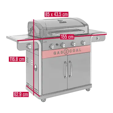 Char-Broil Gas2Coal 2.0 4B Euroflex - image 4