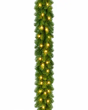 Charlton Green Prelit Garland 5m - image 1