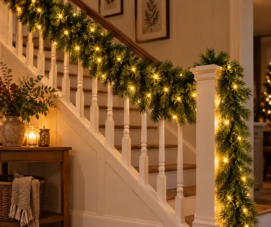 Charlton Green Prelit Garland 5m - image 2