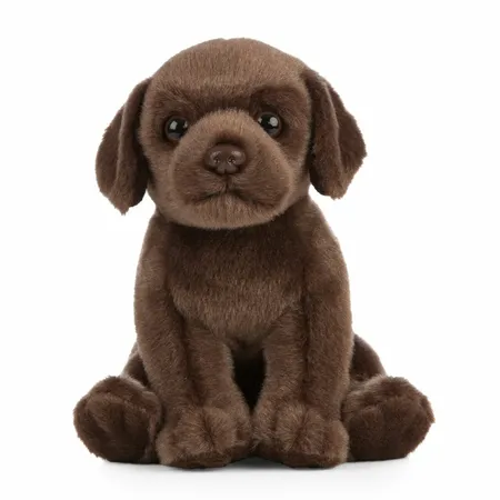 Chocolate Labrador Puppy 16cm