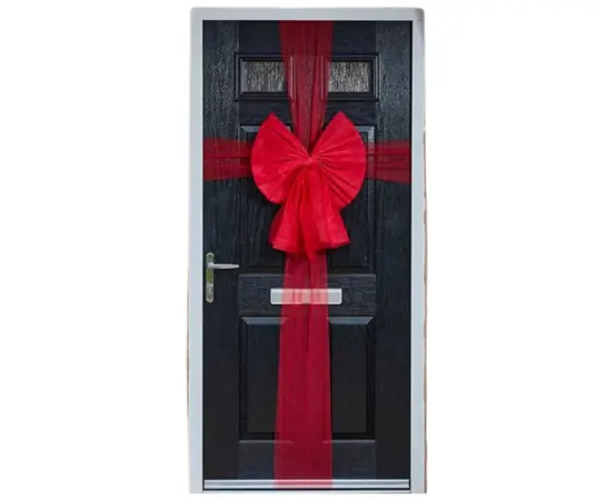 Christmas Door Bow - Red - image 1