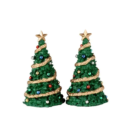 Classic Christmas Tree, Set Of 2