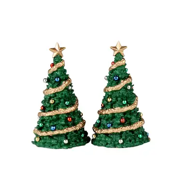 Classic Christmas Tree, Set Of 2