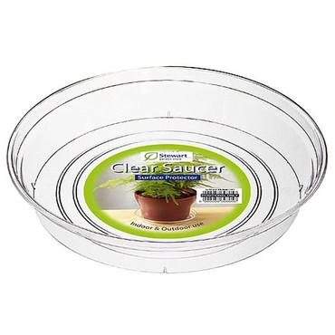 Clear Saucer For 11-18.5cm Clear Pots