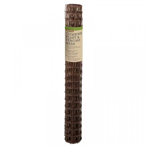 Climbing Plant & Fencing Mesh Brown 50MM Mesh 0.5m X 5m Hanleys of Cork