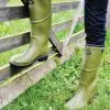 ClipGlove Activity Boots Olive/Navy Size 9 - image 3