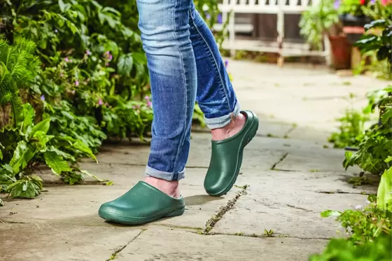 Comfi Garden Clog – Green Uk11 /Eu45 - image 2