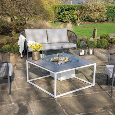 Cosiloft 100 White and Grey Fire Pit Table - image 2
