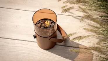 Cosiscoop Mocha Brown/ Smoked Fire Lantern - image 2