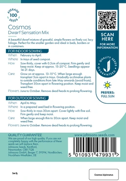 Cosmos Dwarf Sensation Mix - image 2