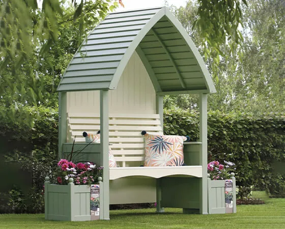 Cottage Arbour (Sage & Cream) - image 1