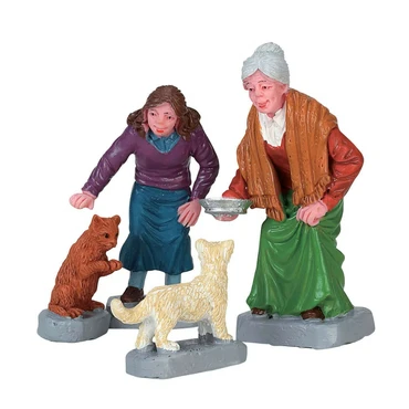 Cream for Kitty Figurine (Set of 4)