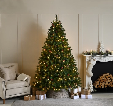 Curraghbinny Fir Prelit Christmas Tree 7ft/210cm - image 3