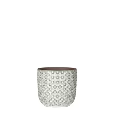 Daan Pot Round White Large