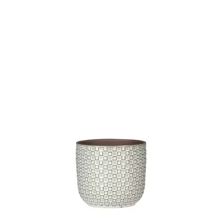Daan Pot Round White Medium