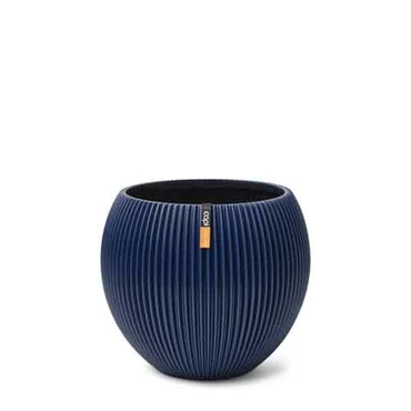 Dark Blue Vase Ball Groove L