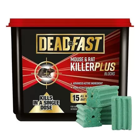 Deadfast Mouse And Rat Killer Plus 15 Block